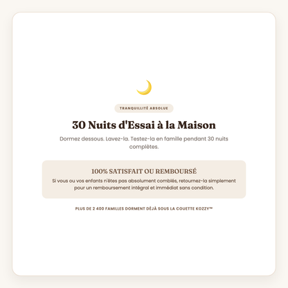 30 Nuits d Essai Satisfait ou Remboursé